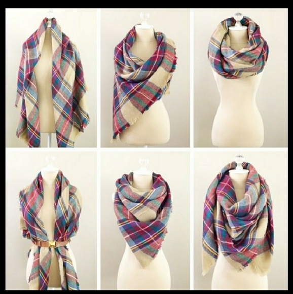 🦄New🦄 Authentic Oversized Blanket Scarf - Picture 2 of 2